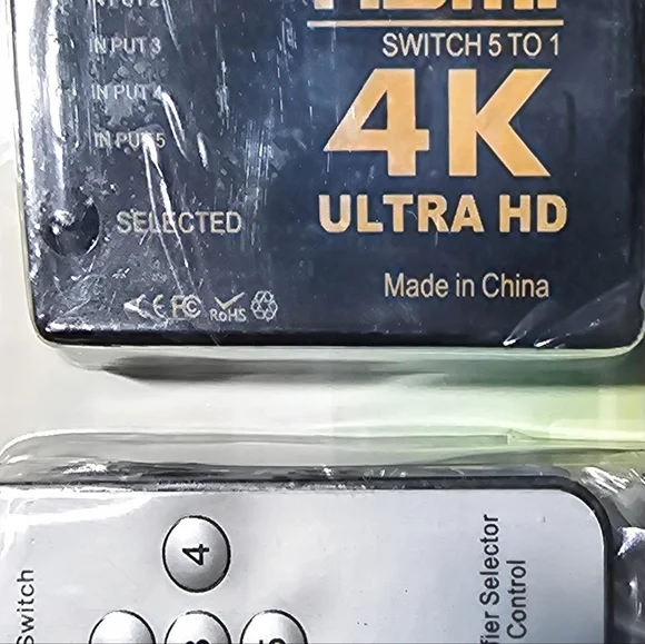 ILOVA 4K HDMI Switch 5 Port Video Switcher Supports 3D Full 1080P Ultra HD HDMI - Picture 6 of 9